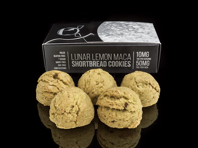 Lunar Lemon Maca Shortbread Cookie