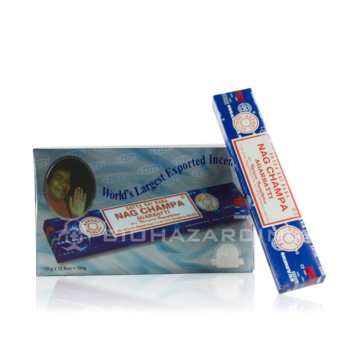 Nag Champa Incense (Blue Box) - Bio Hazard -  - $3 - Accessories