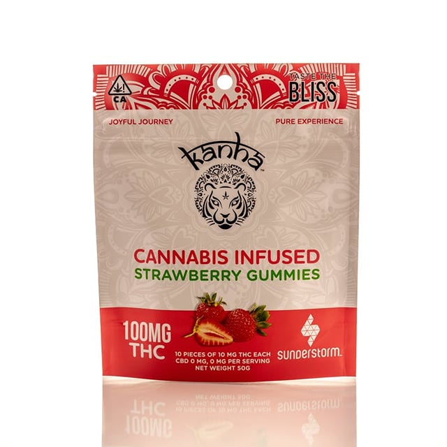 Strawberry Indica Gummies