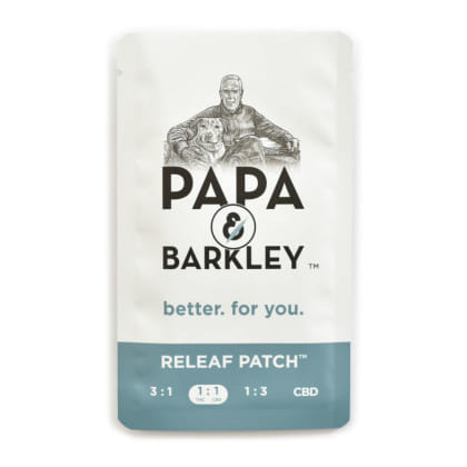 Releaf Patch 1:1 - Papa & Barkley - 1:1 Patch - $17 - Topicals