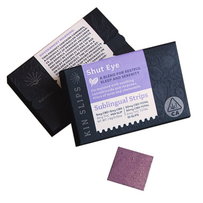 Shut Eye Sublingual Strip CBD/CBN - 10pk