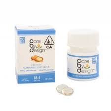 Care By Design: 18:1 CBD Rich Soft Gels - 30 count - Care By Design -  - $100 - Tablets & Capsules