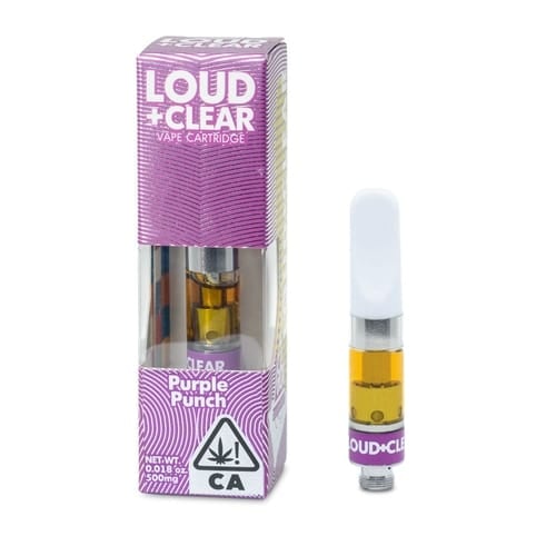 Loud + Clear Purple Punch Half Gram Cartridge