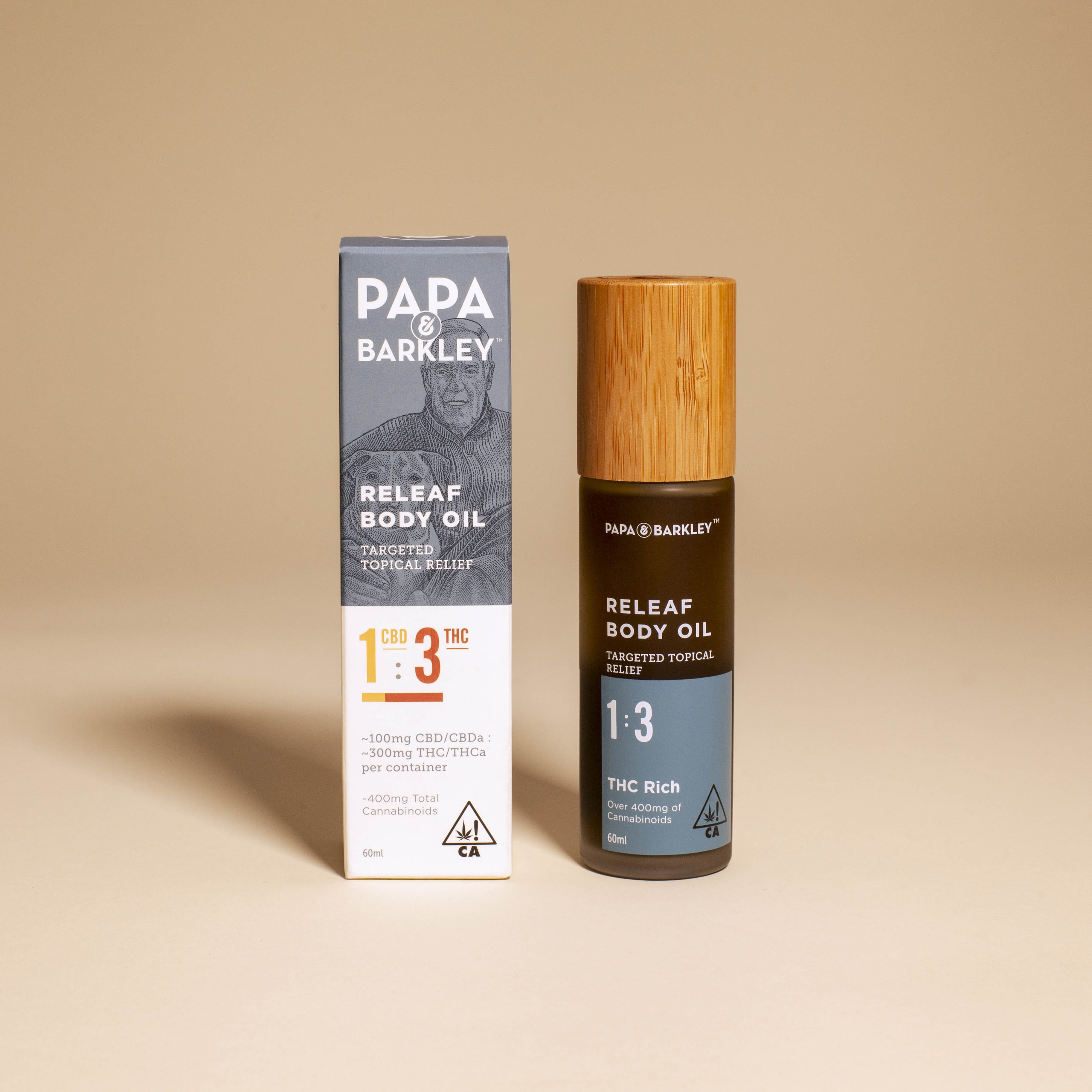 Papa & Barkley: Relief Body Oil 1:3 (CBD:THC) - Papa & Barkley - Body Oil 1:3 - $47 - Topicals