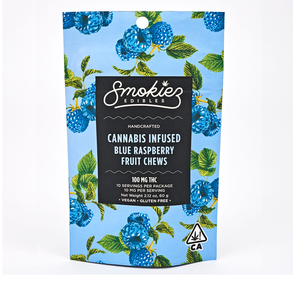 BLUE RASPBERRY - GUMMY - SMOKIEZ -  - $13.97 - Edible (weight - each)