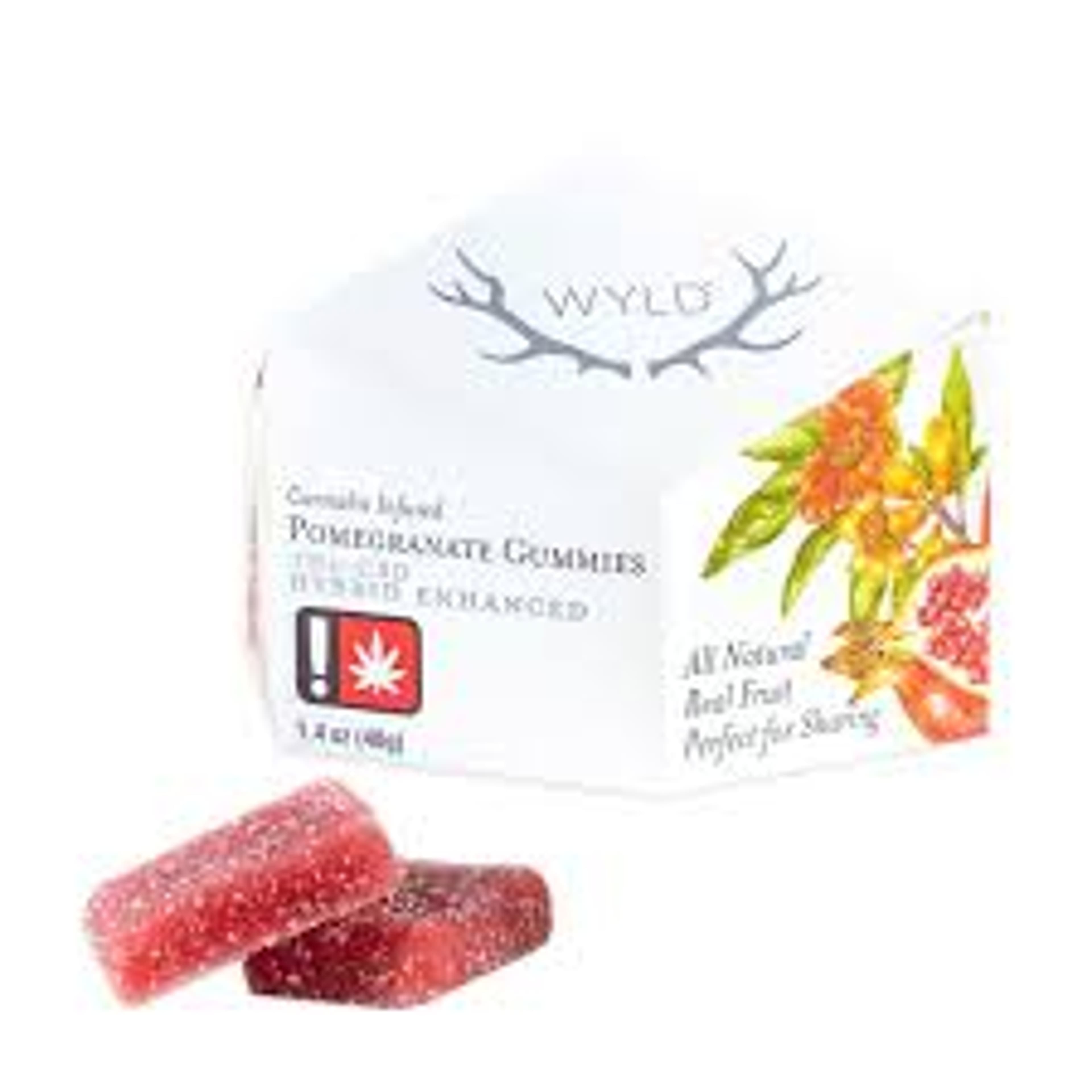 Pomegranate 1:1 - GUMMY - WYLD - - $20 - Edibles