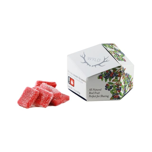 Huckleberry 100mg - GUMMY - WYLD -  - $18 - Edibles