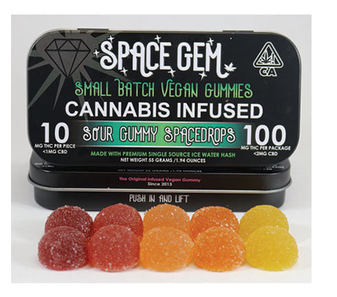 Sour Space Drop Gummies