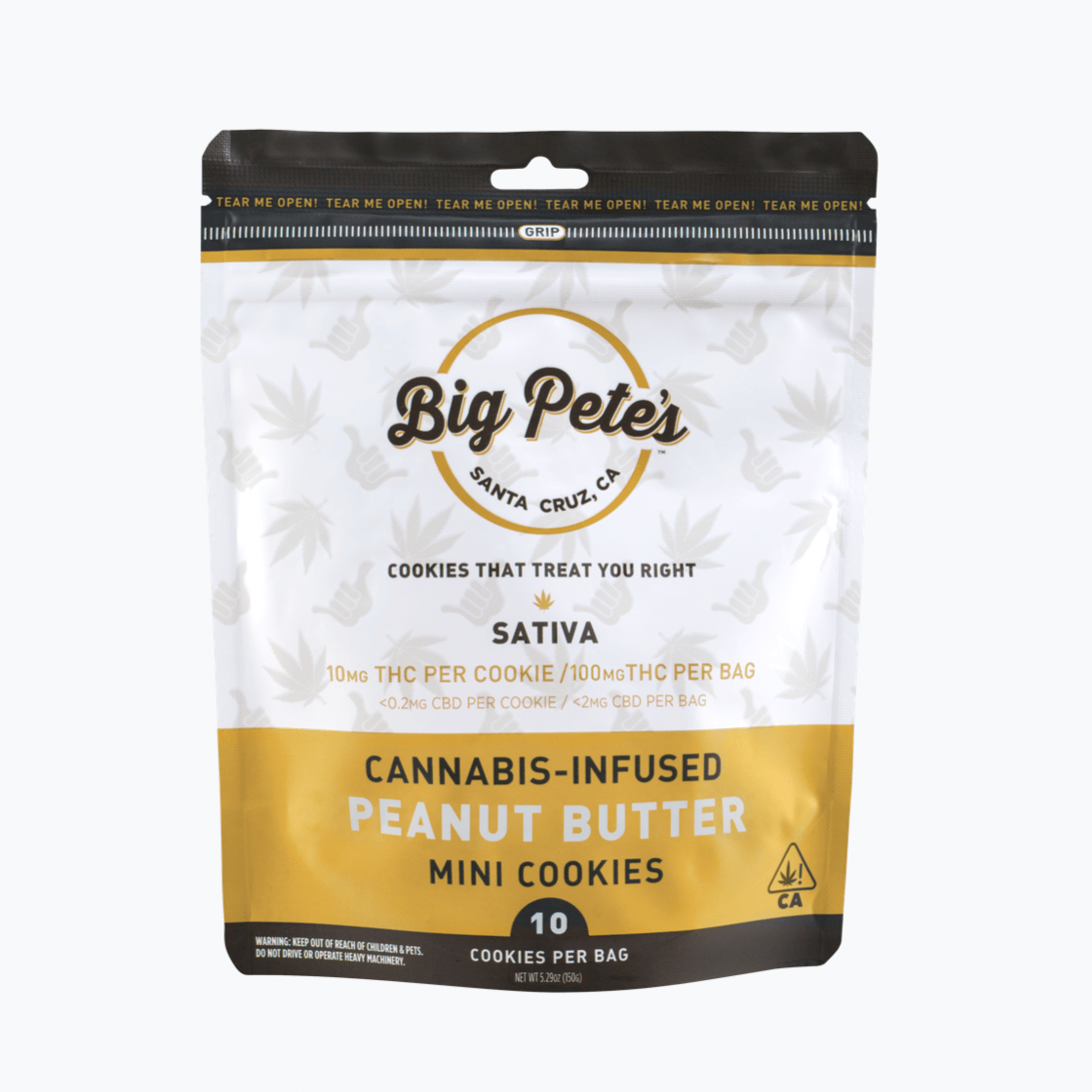 Peanut Butter Cookies Sativa - Big Pete's - 10 Piece - $20 - Edibles