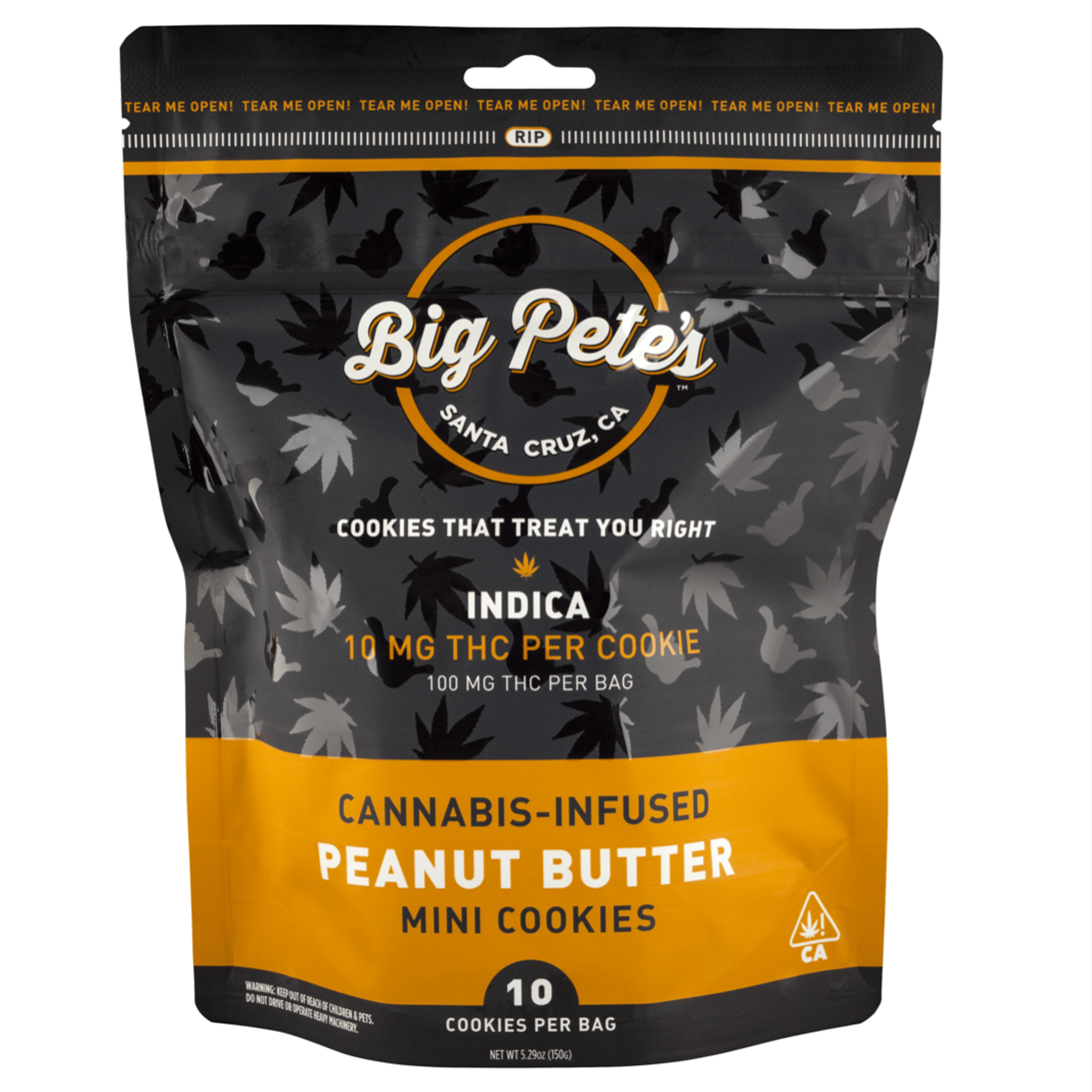 Peanut Butter Cookies Indica - Big Pete's - 10 Piece - $20 - Edibles
