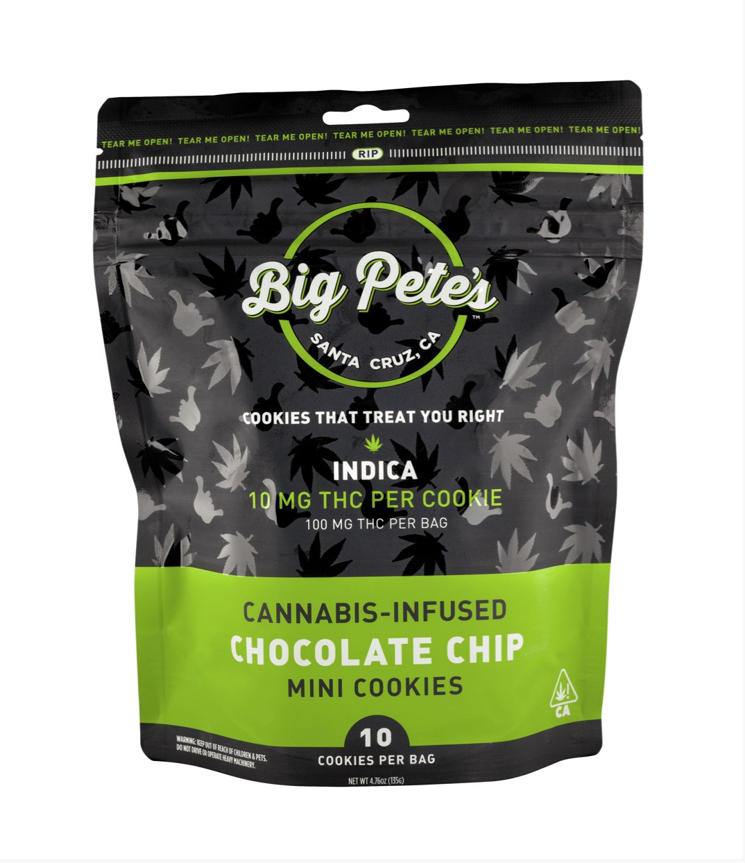 Chocolate Chip Indica - Big Pete's - 10 Piece - $20 - Edibles