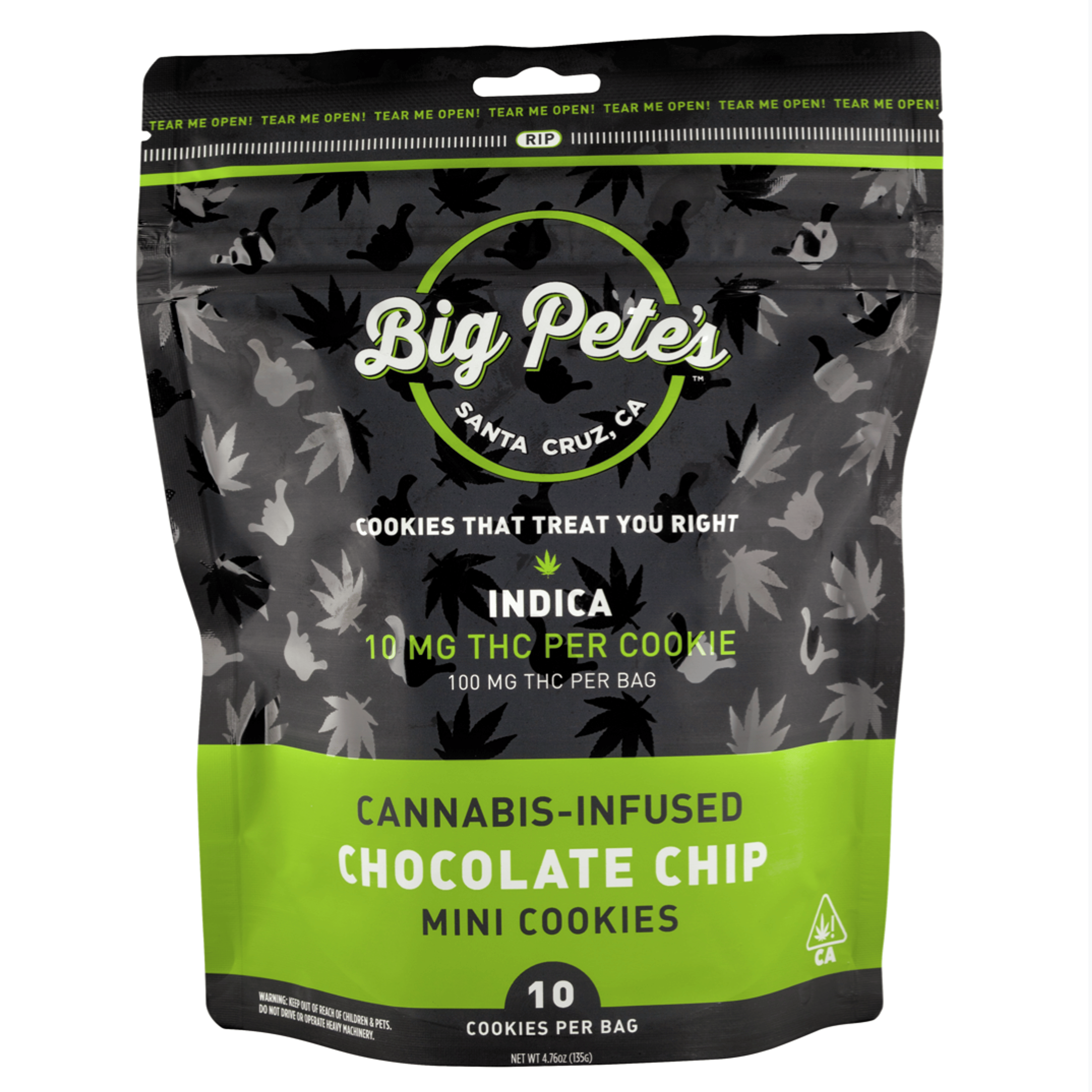 Chocolate Chip Indica - Big Pete's - 10 Piece - $20 - Edibles
