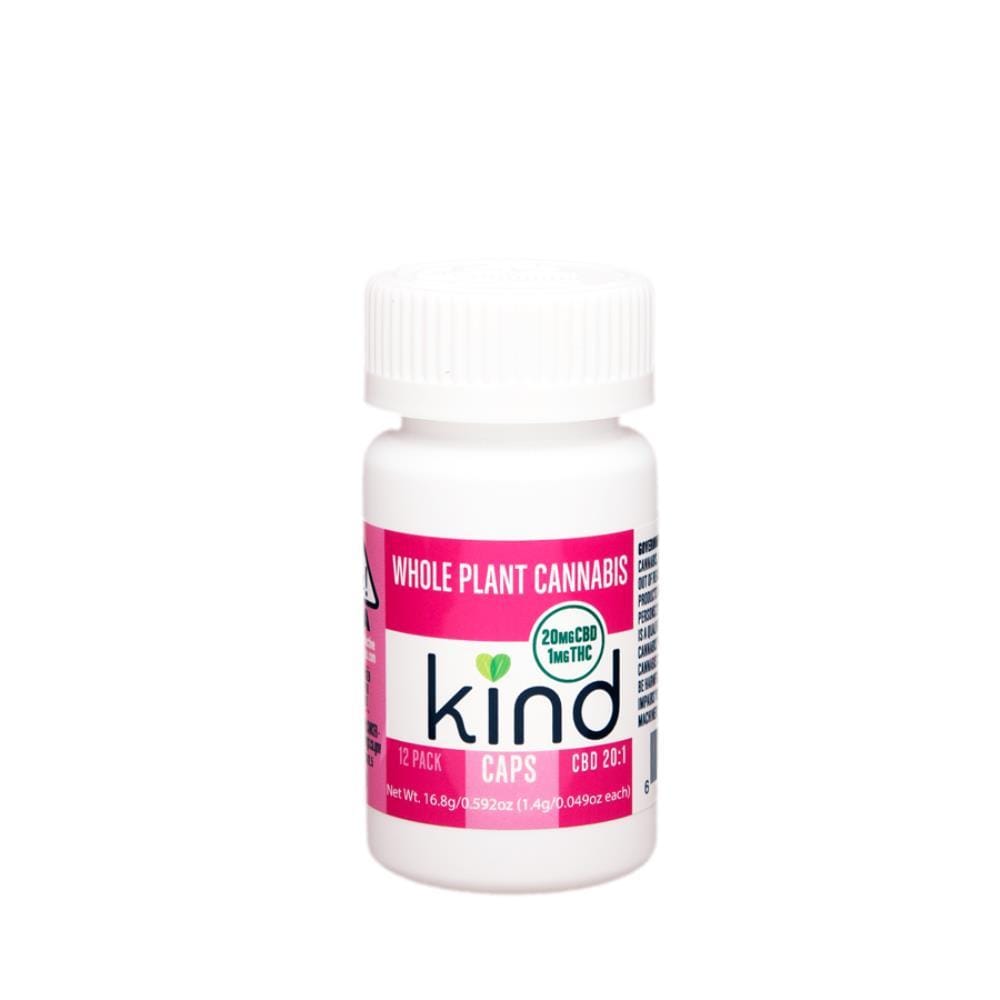 KindCaps CBD 20:1 - Kind Creations - 20 Pack - $61 - Capsule/Tincture