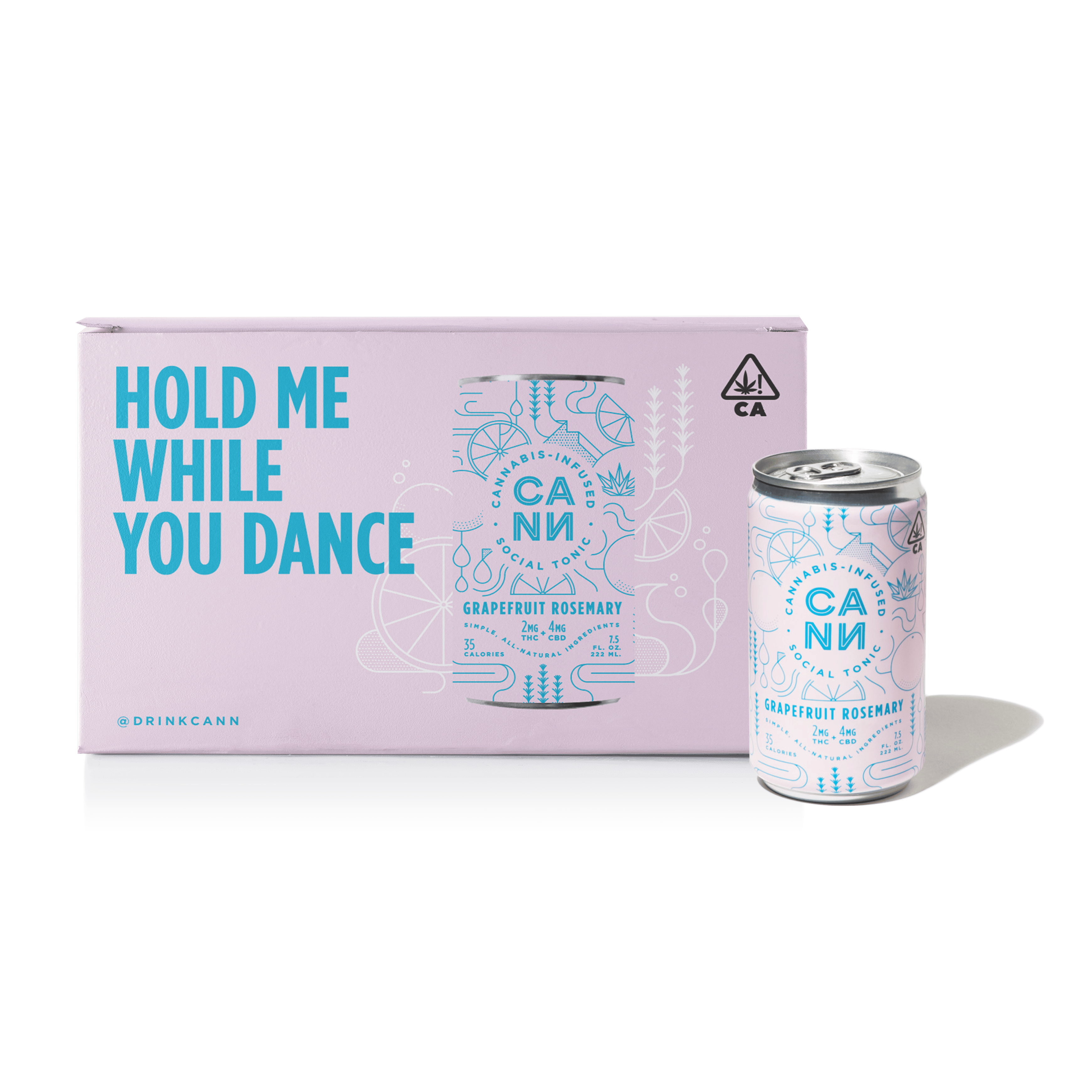 CANN Social Tonic 6pk - CANN - Grapefruit Rosemary 6pk - $32 - Edibles