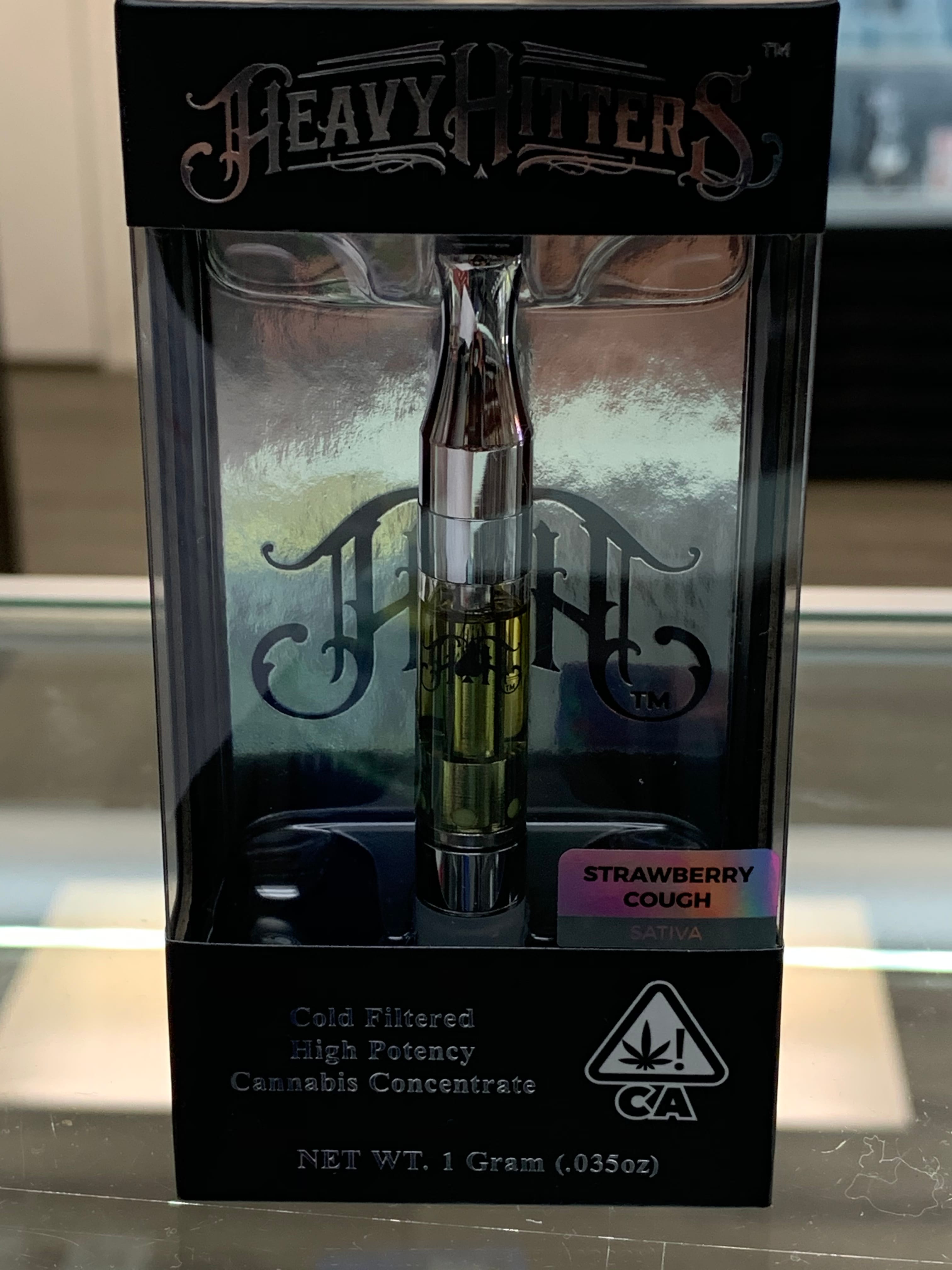 STRAWBERRY COUGH 1G - REFILL - Heavy Hitters -  - $50 - Vape Cartridge