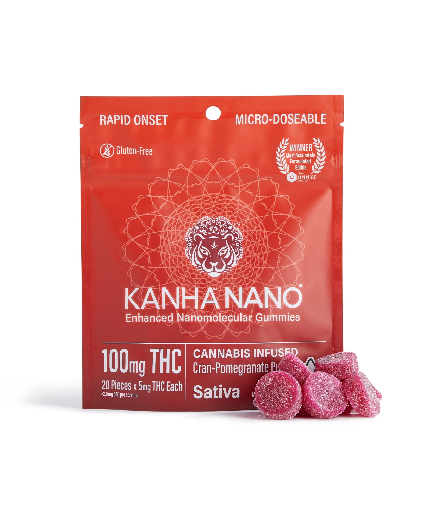 CRAN-POMEGRANATE NANO 100MG - Kanha -  - $20.05 - Edibles