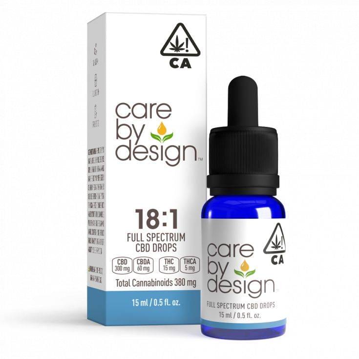 CARE BY DESIGN — 18:1 CBD Drops (15ml)