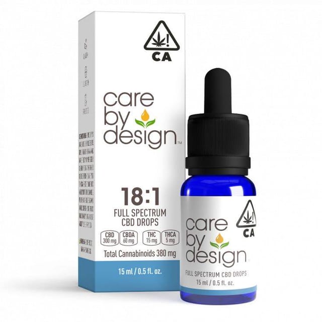 CARE BY DESIGN — 18:1 CBD Drops (15ml)