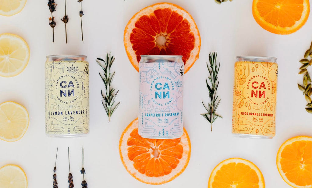 CANN Social Tonic 6pk - CANN - Grapefruit Rosemary 6pk - $32 - Edibles