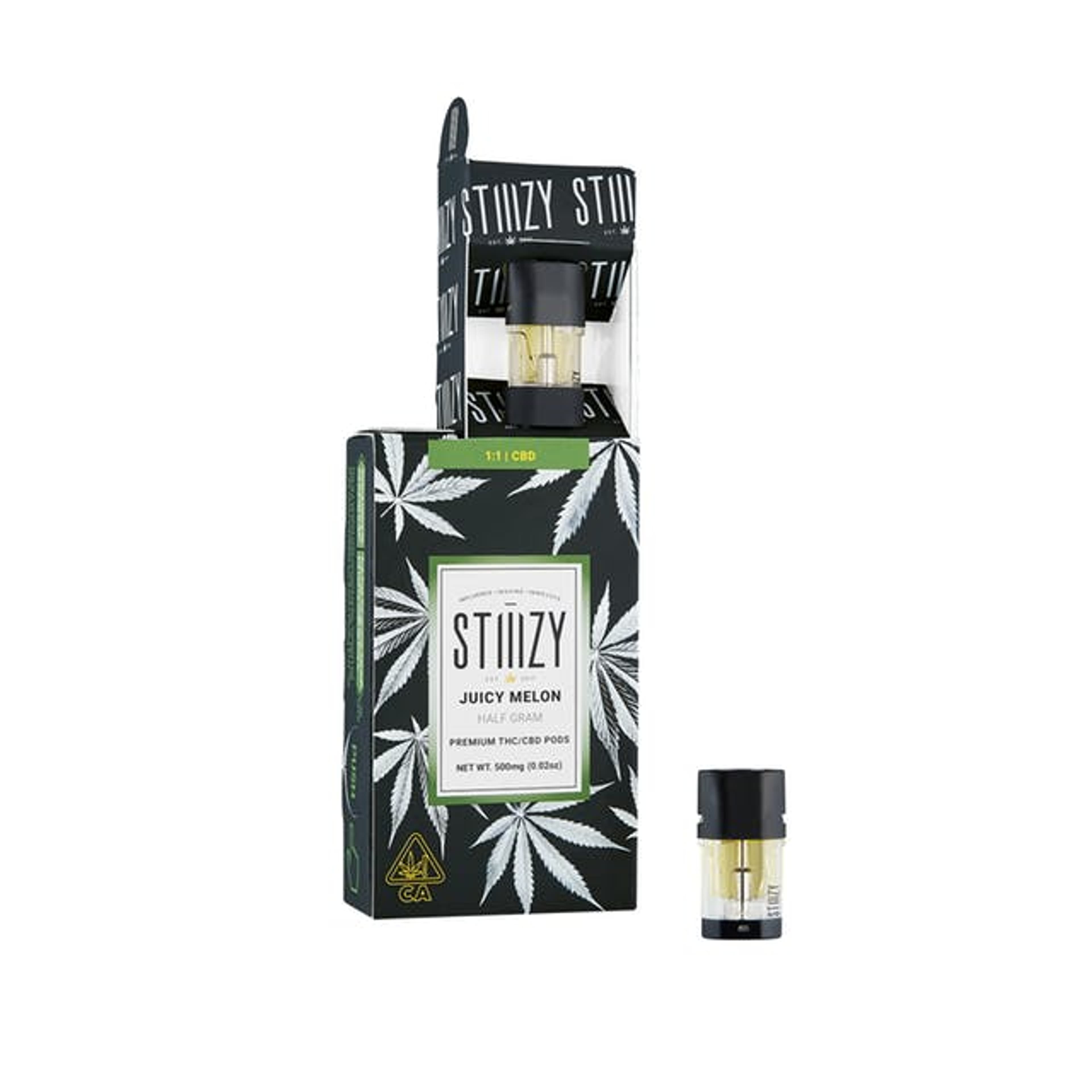 Juicy Melon 1:1 Classic .5g Pod - Stiiizy - - $14.50 - Vapes