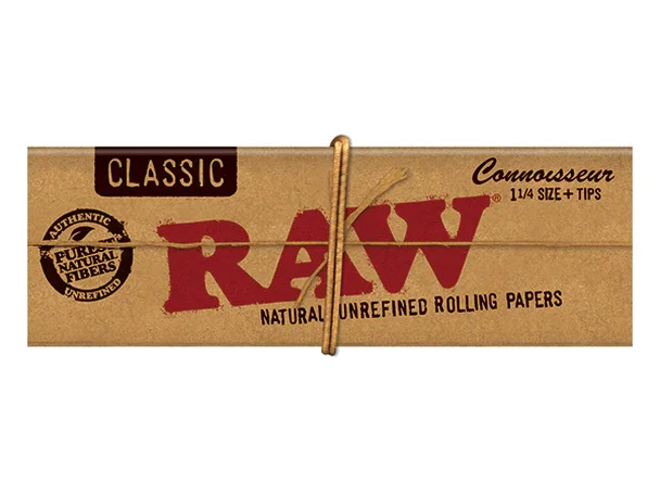 RAW Connoisseur 1-1/4" Rolling Papers