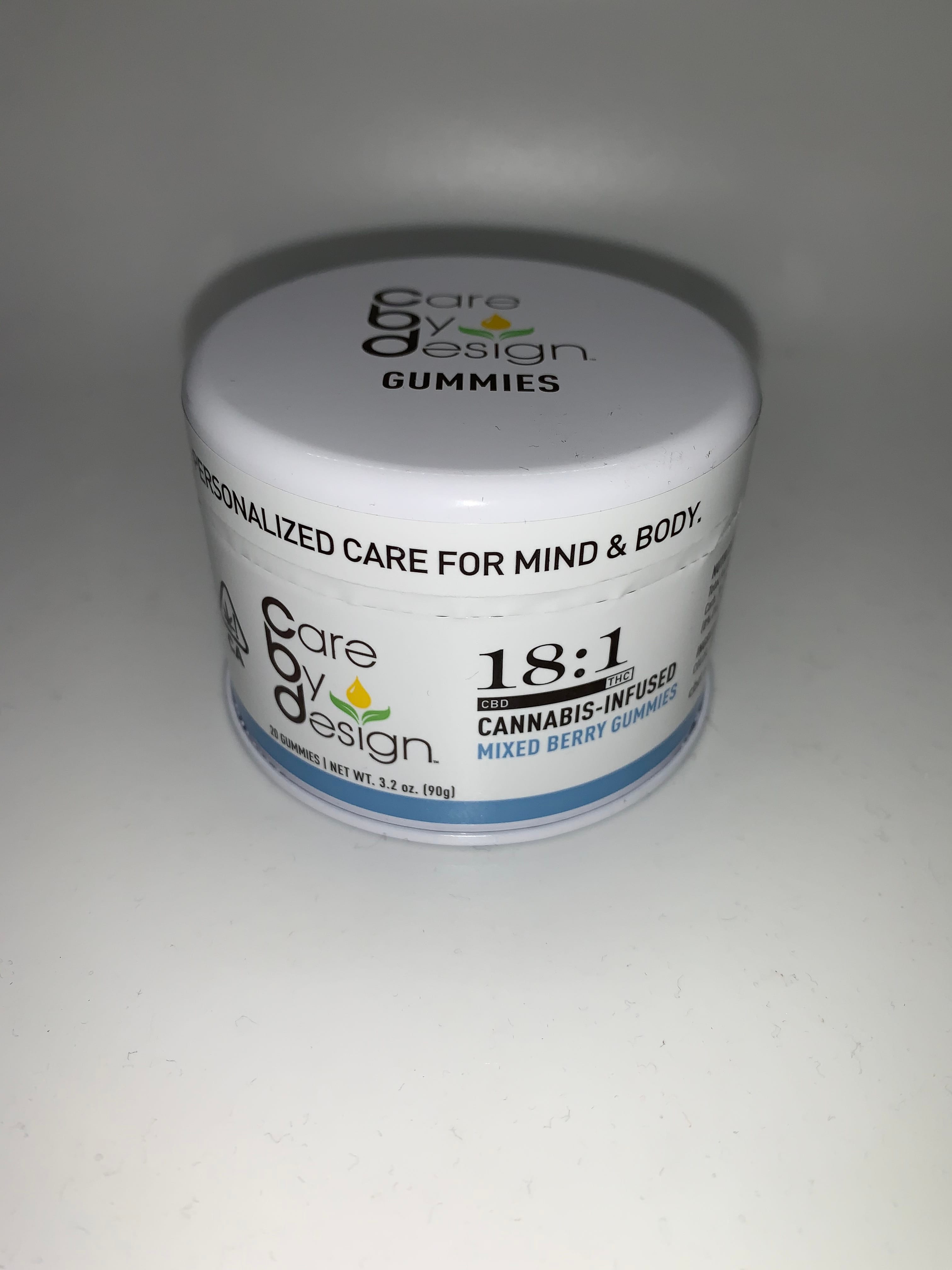 MIXED BERRY 18:1 - GUMMY - Care By Design -  - $14.40 - Edible (weight - each)