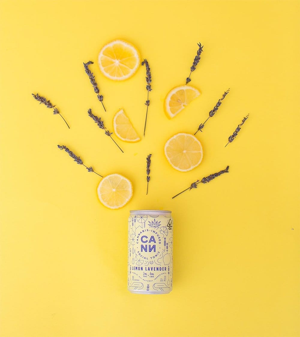 CANN: Cannabis-Infused Tonic - Lemon Lavender - CANN - 6-PACK - $30 - Infused Beverages