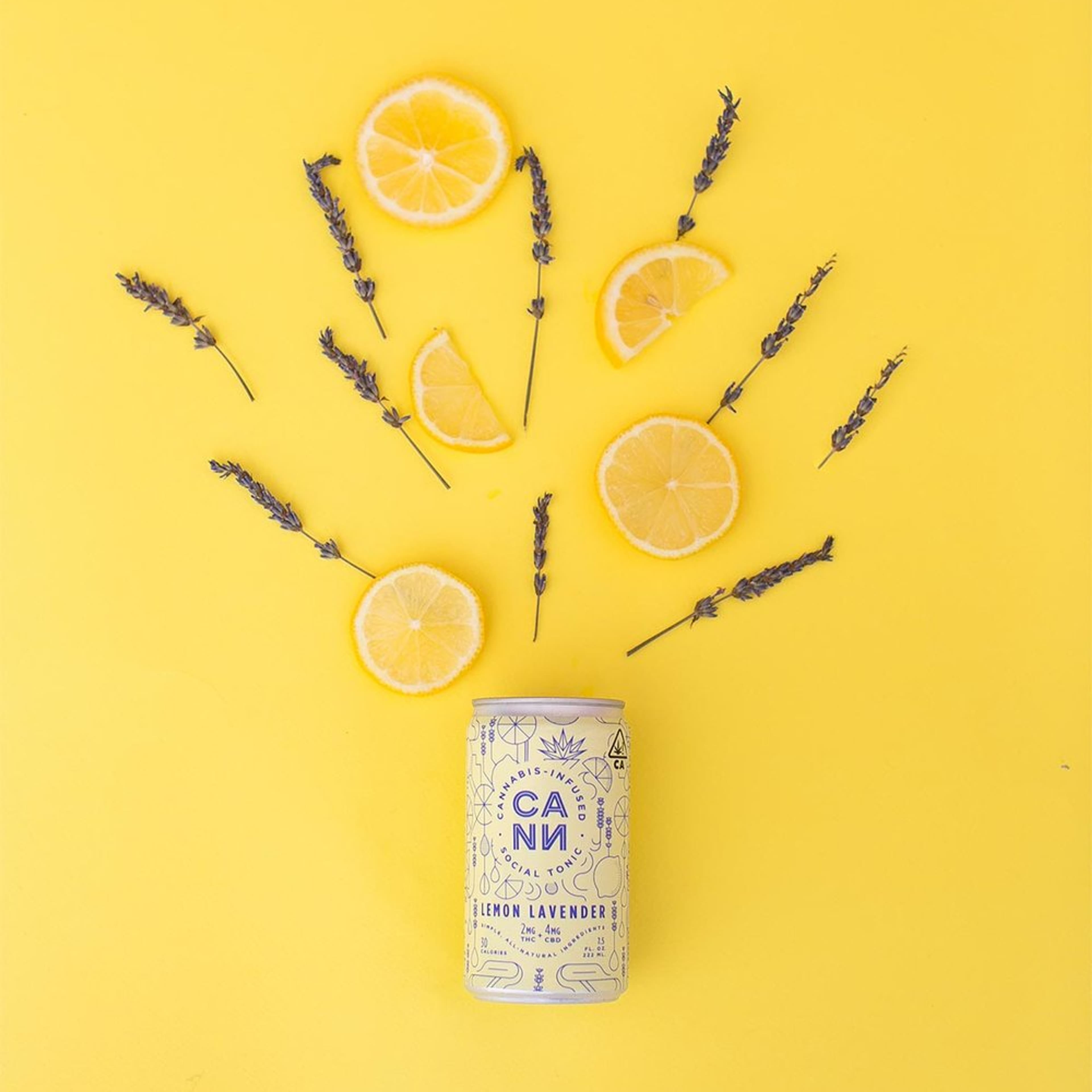 CANN: Cannabis-Infused Tonic - Lemon Lavender - CANN - 6-PACK - $30 - Infused Beverages