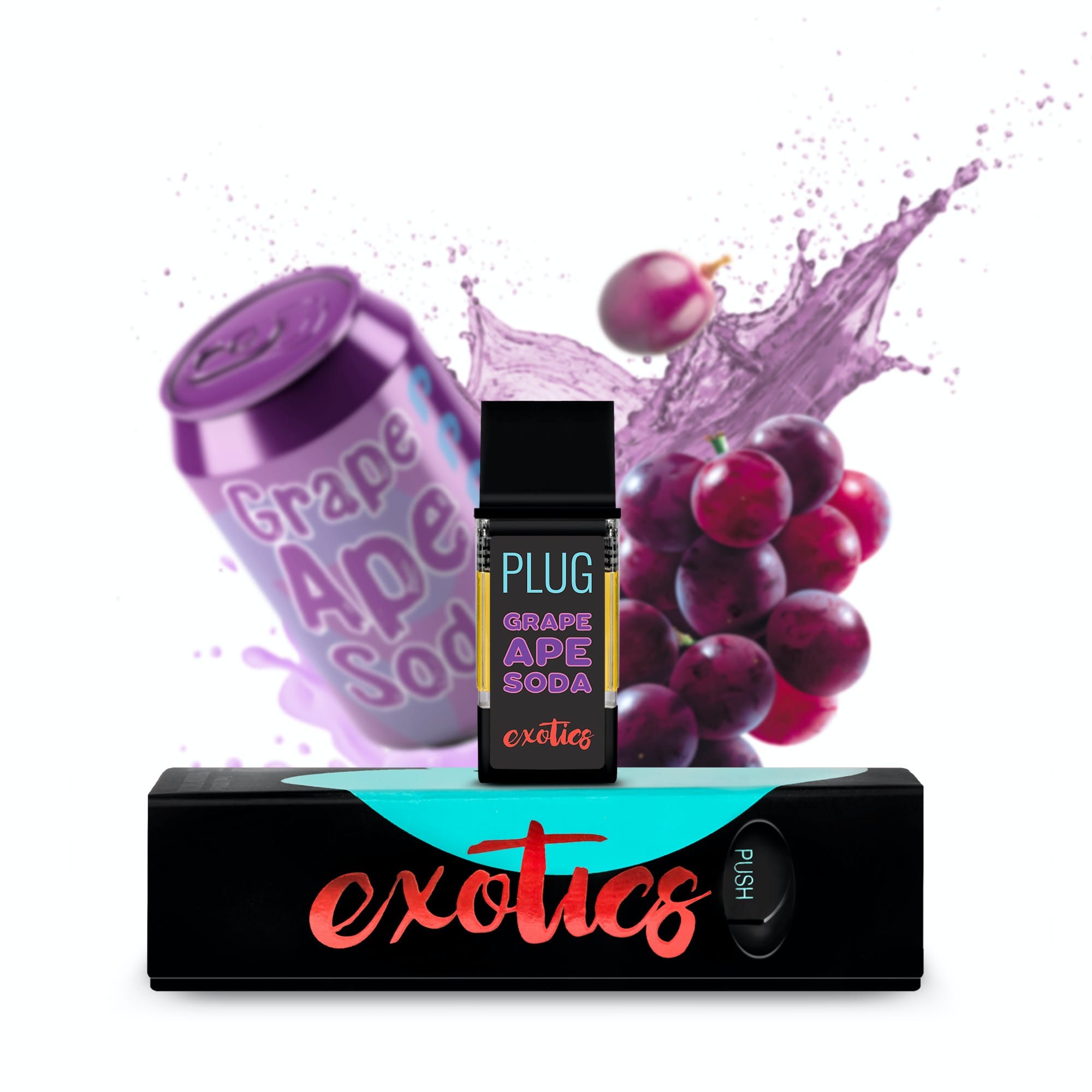Grape Ape Soda | Exotics [1g] - PLUGplay -  - $40 - Vape Pens