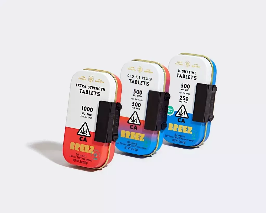 Breez Tablets - Breez - (CBD) Recovery 1,000MG - $64.99 - Capsule/Tincture