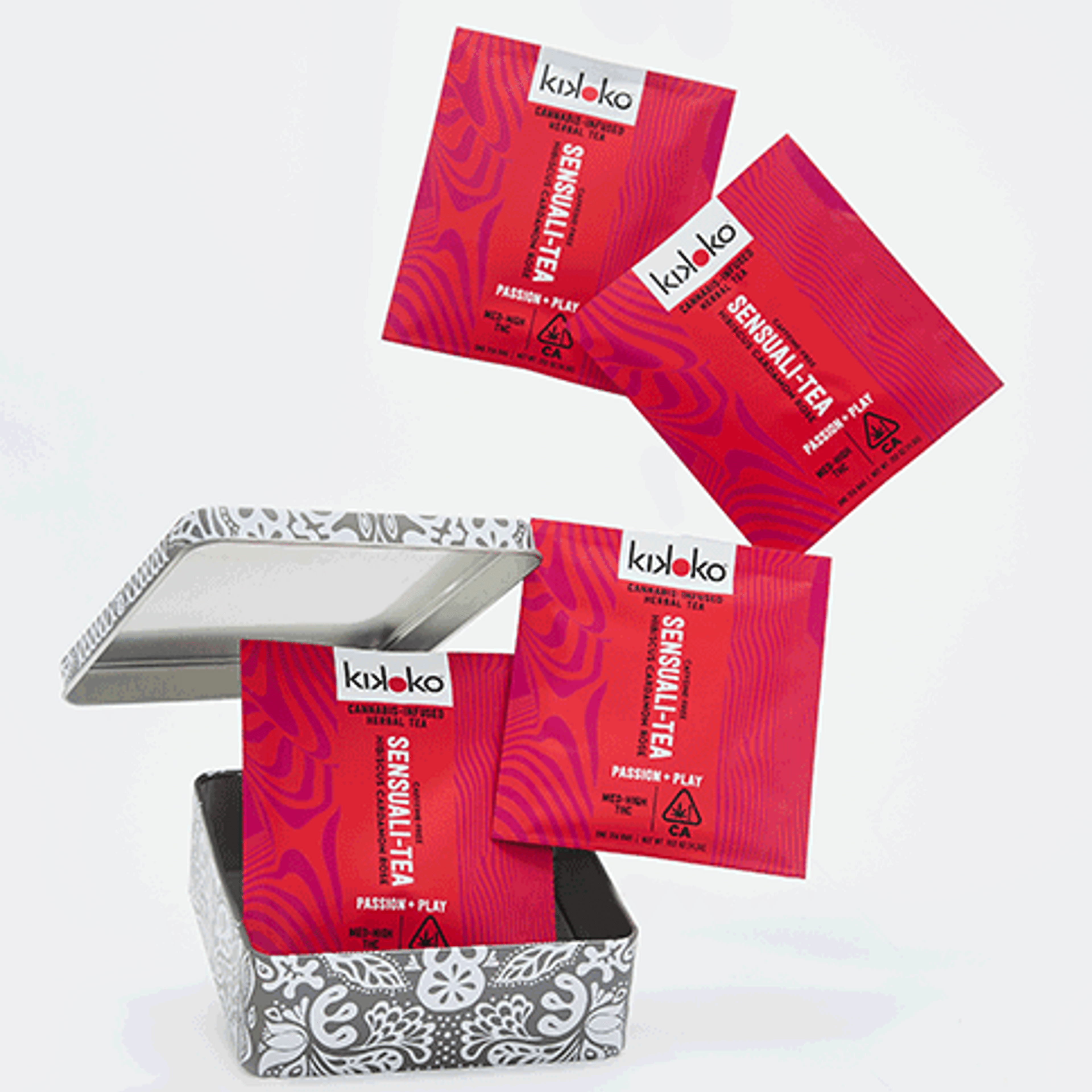 Sensuali-Tea | Hibiscus Cardamom Rose (7-Pack) - Kikoko Tea - - $33 - Edibles