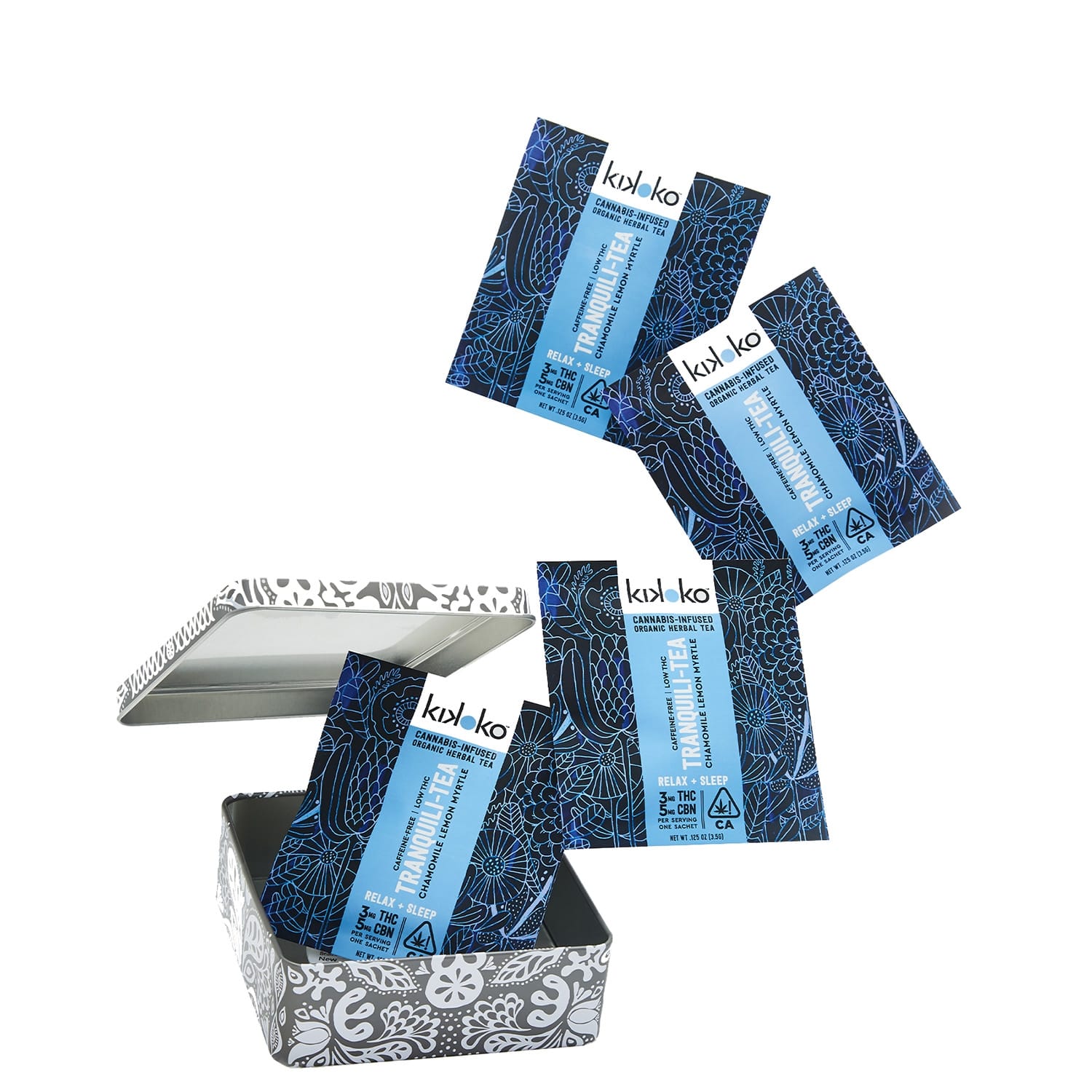 Tranquili-Tea | Chamomile Valerian (7-pack) - Kikoko Tea -  - $33 - Edibles