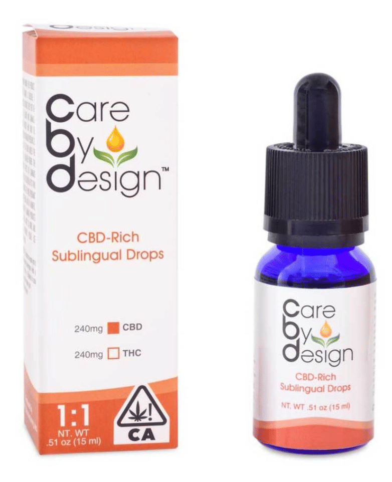 Care By Design: 1:1 Sublingual Drops (15ml) - Care By Design -  - $60 - Tinctures