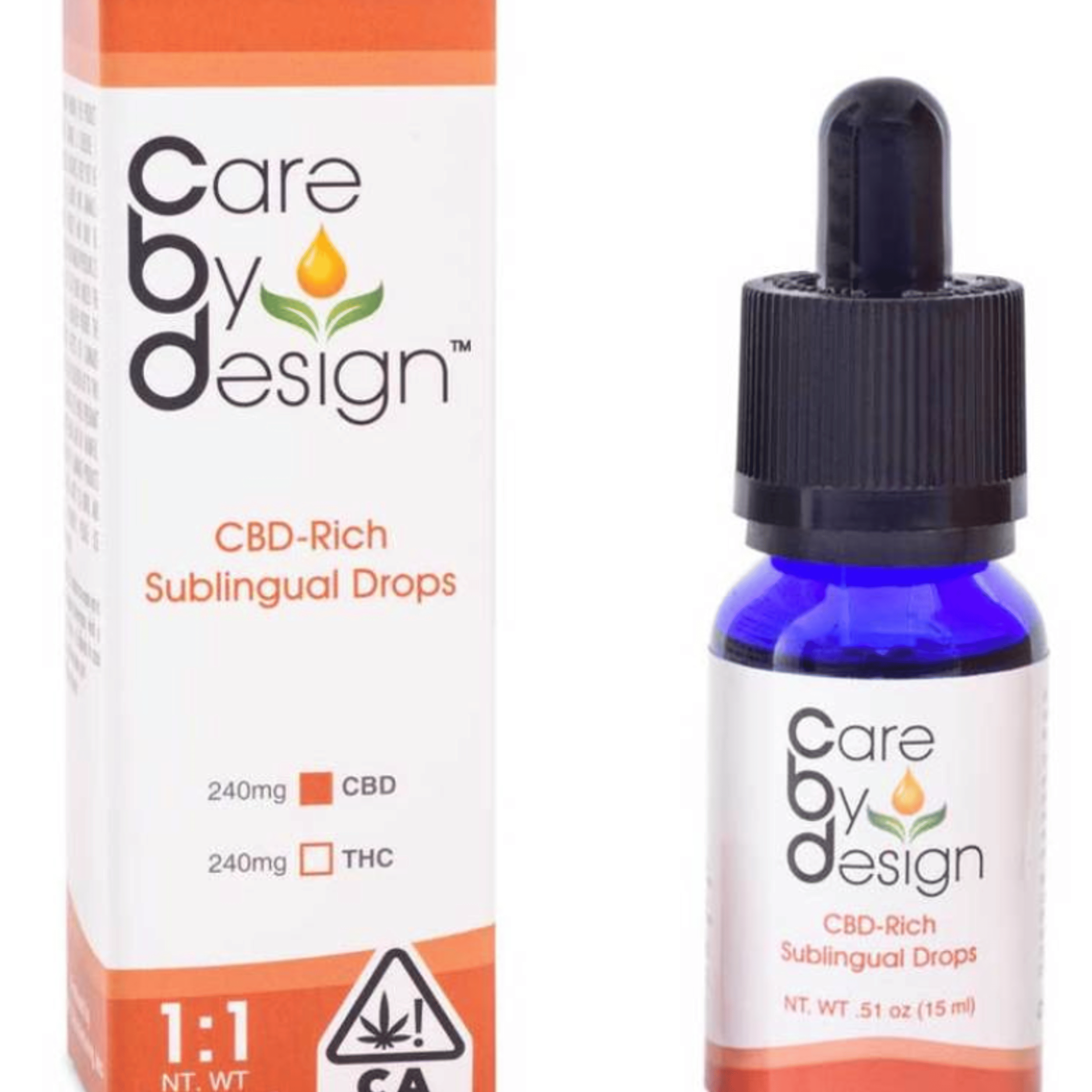 Care By Design: 1:1 Sublingual Drops (15ml) - Care By Design - - $60 - Tinctures