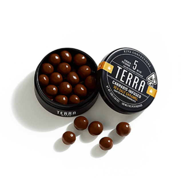 Milk Chocolate Sea Salt Caramel Terra Bites 100mg