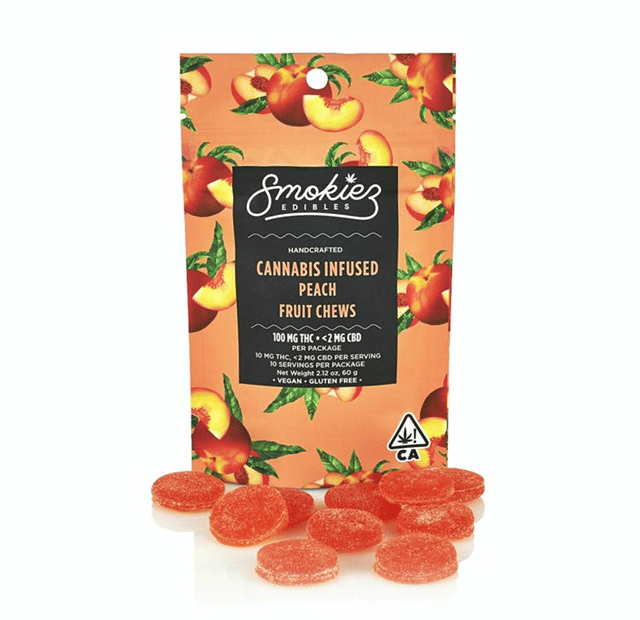 Peach Vegan Gummies 100mg