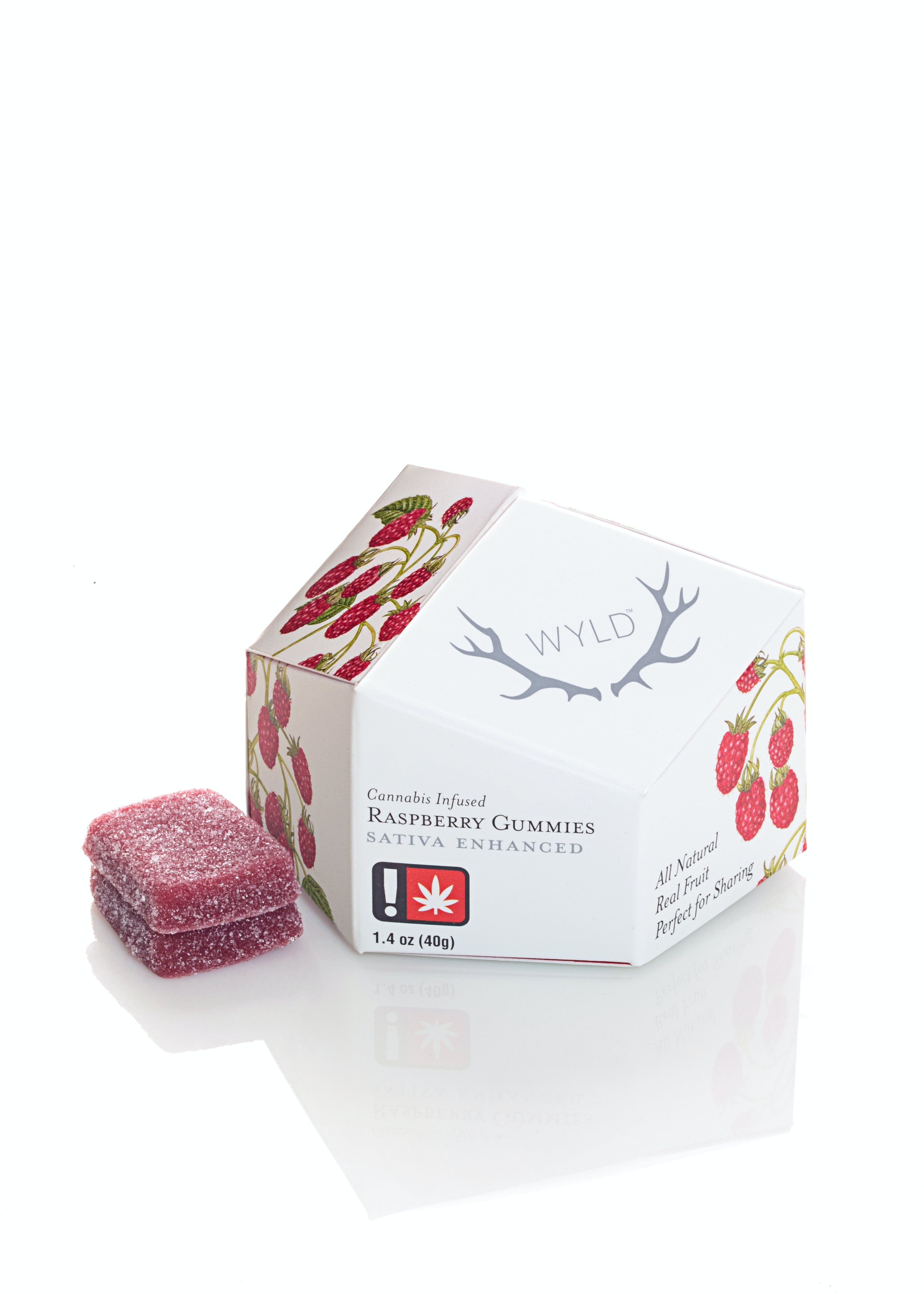 Wyld - Raspberry Sativa THC Gummies - Wyld - Wyld - Raspberry Sativa THC Gummies - $22 - Edible