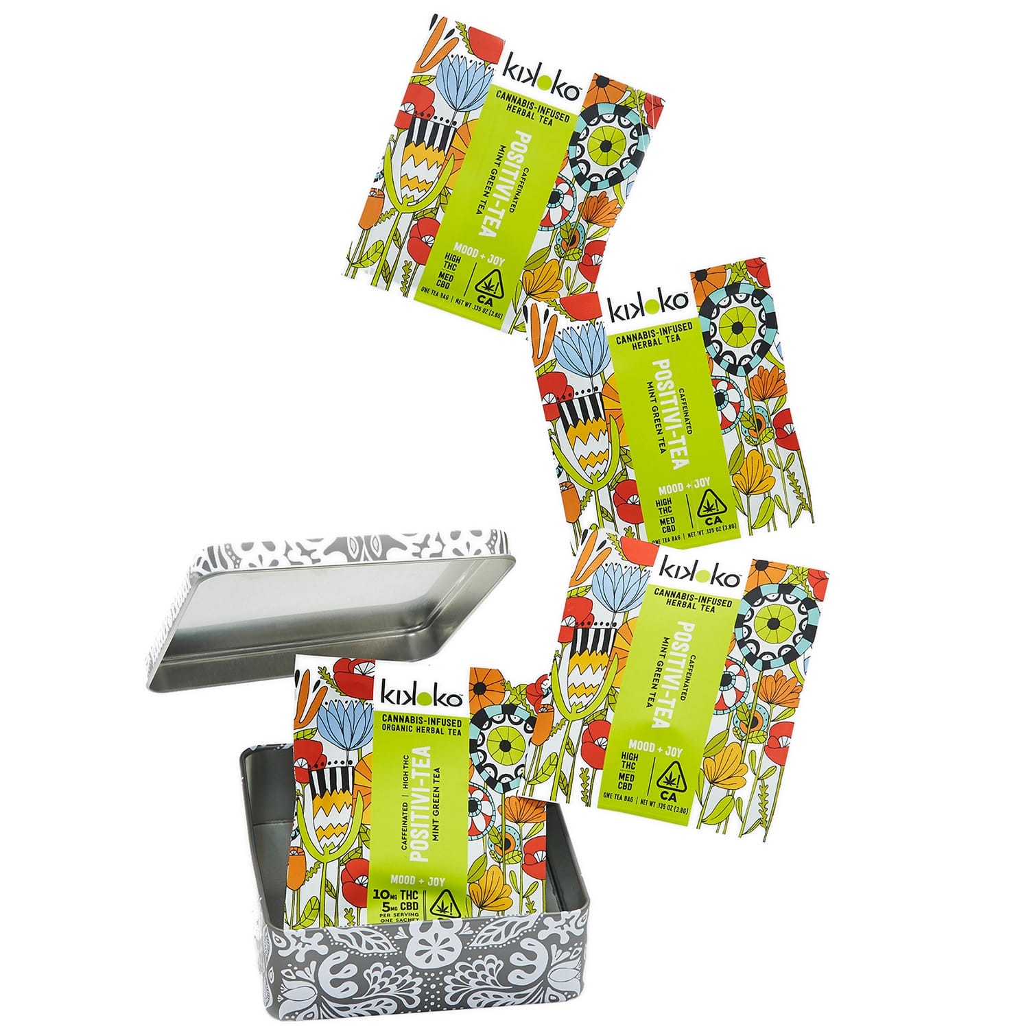 Positivi-Tea | Mint Green (7-pack) - Kikoko Tea -  - $33 - Edibles