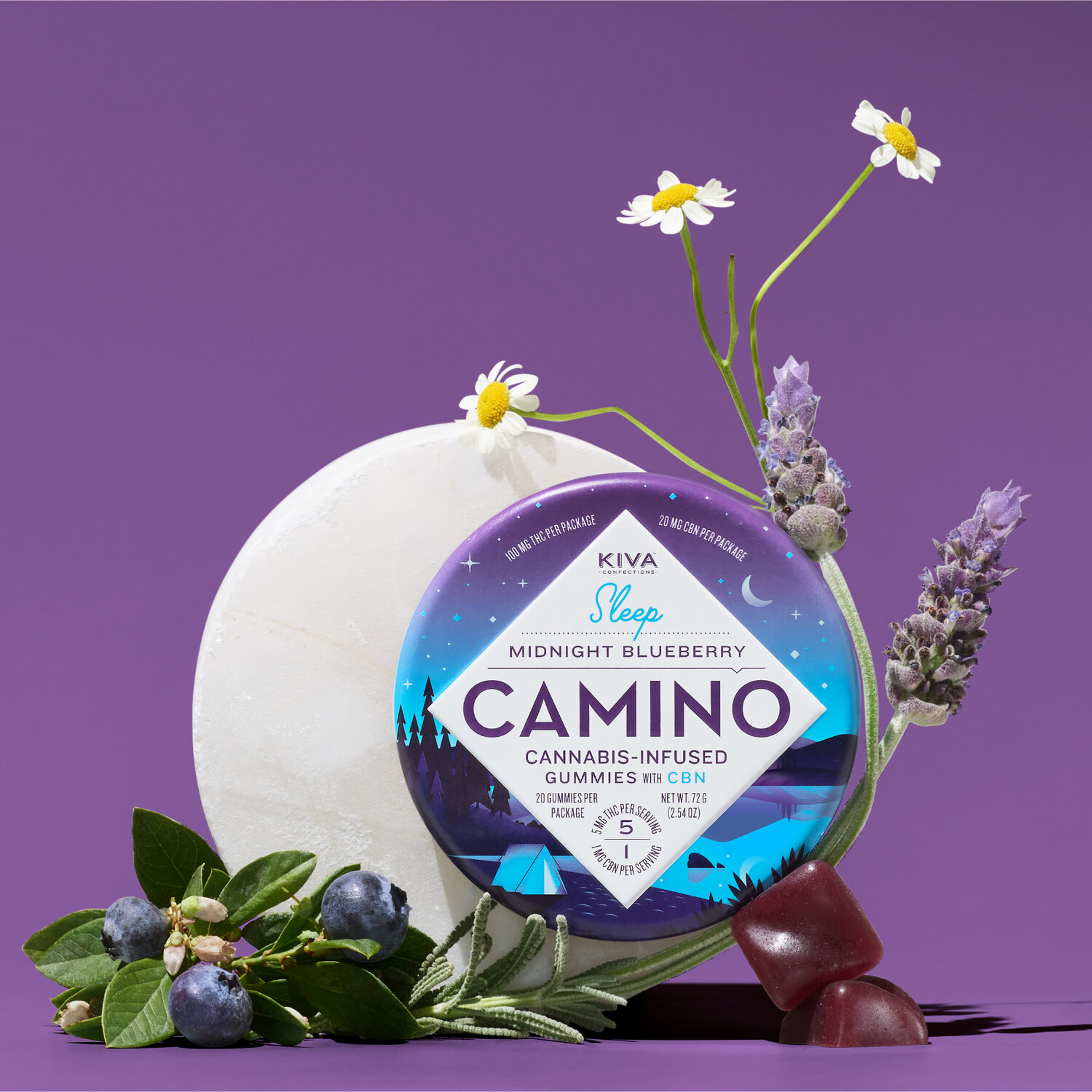 Camino Gummies - Kiva - Watermelon Lemonade - Hybrid - $23 - Edibles