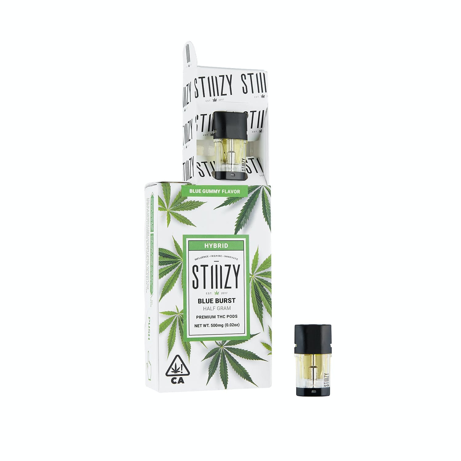 STIIIZY - Blue Burst Pod 0.5g - Stiiizy - STIIIZY - Blue Burst Pod 0.5g - $19 - 0.5g Vape Carts & Pods