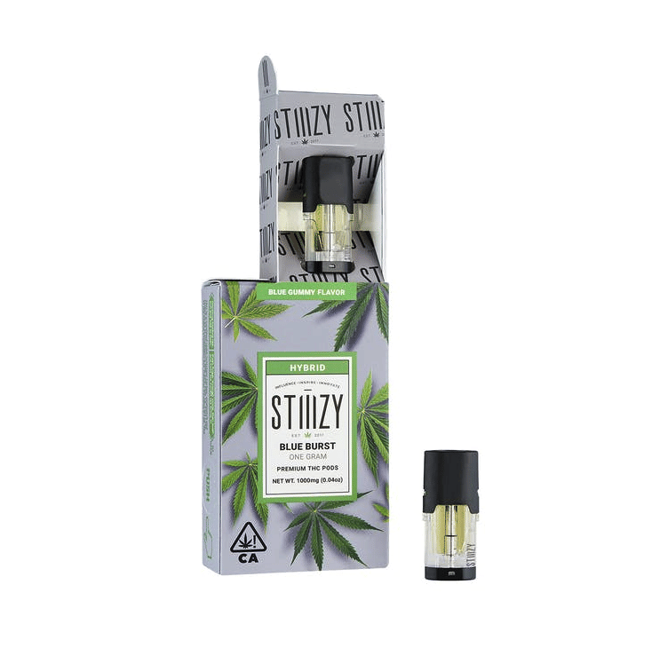 STIIIZY - Blue Burst Pod 1g - Stiiizy - STIIIZY - Blue Burst Pod 1g - $30 - 1g Vape Carts & Pods