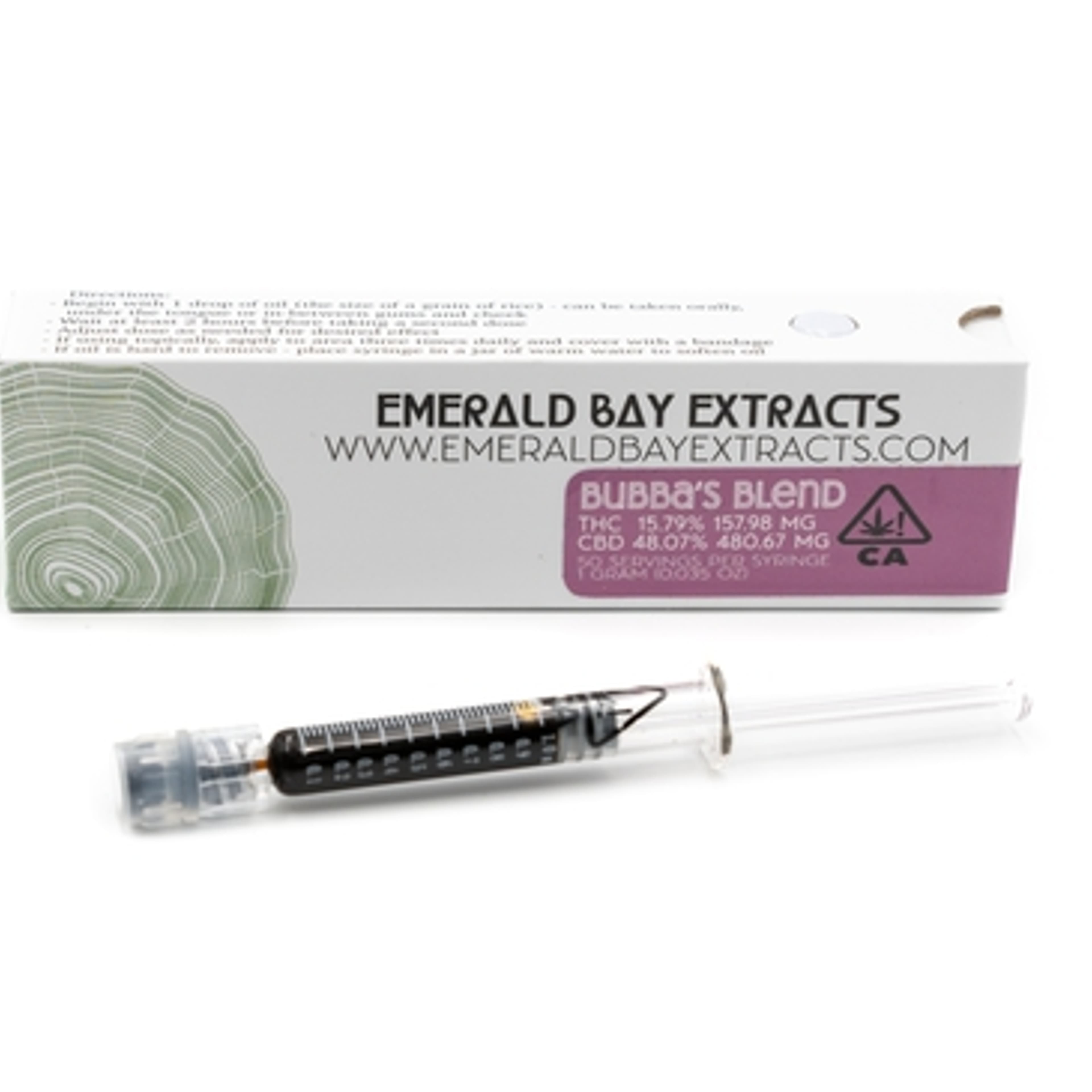 RSO CBD Syringe - Emerald Bay Extracts - Lifter 27:1 - $34 - Concentrates