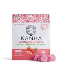 Kanha - Strawberry Gummies - Kanha - Kanha - Strawberry Gummies - $20 - Edible