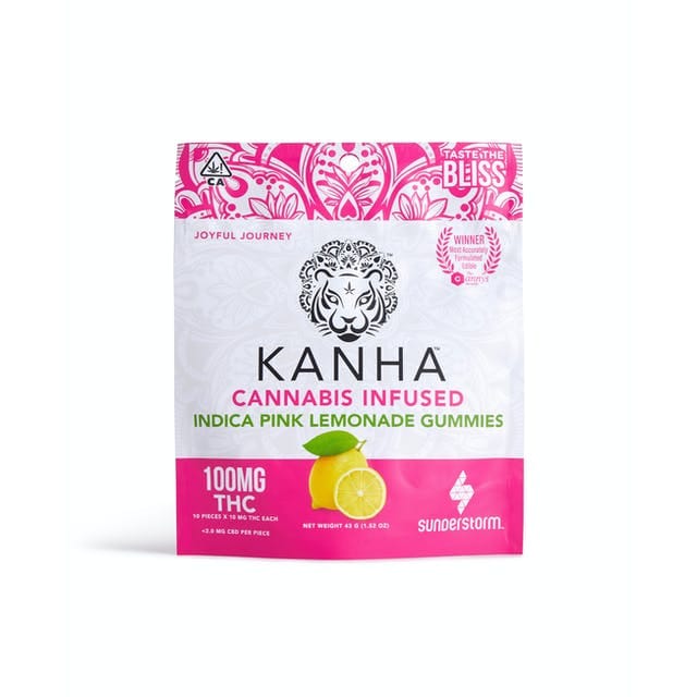 Kanha - Pink Lemonade Gummies - Kanha - Kanha - Pink Lemonade Gummies - $21 - Edible