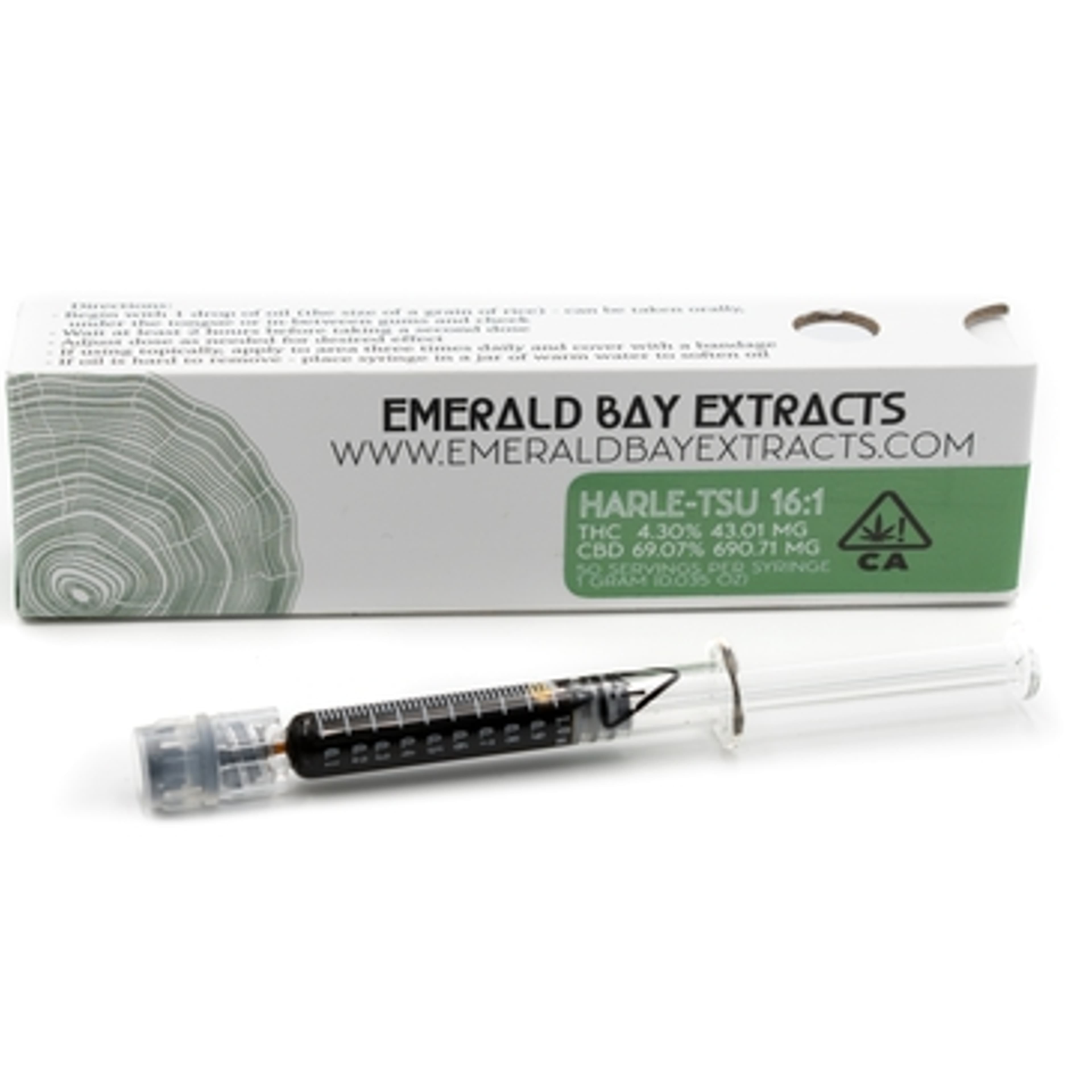 RSO CBD Syringe - Emerald Bay Extracts - Lifter 27:1 - $34 - Concentrates