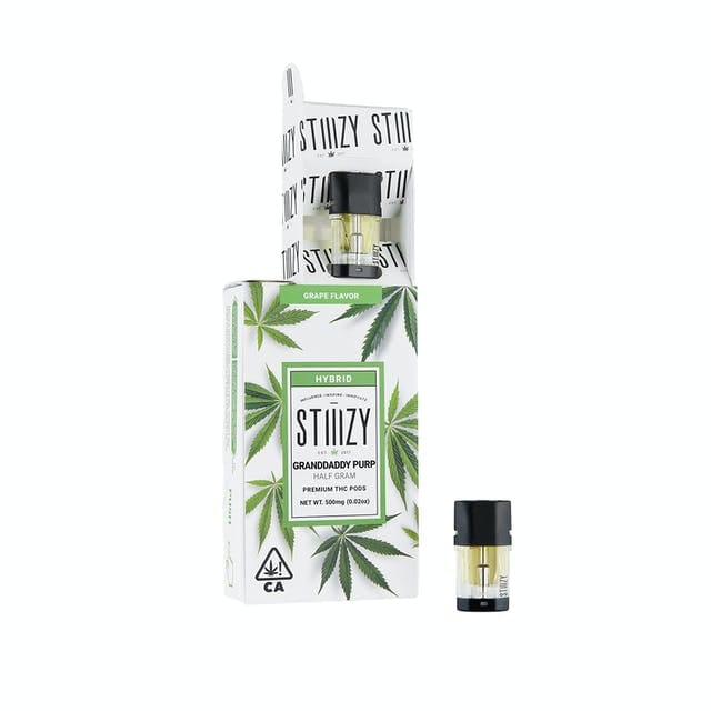 STIIIZY - Granddaddy Purple Pod 0.5g - Stiiizy - STIIIZY - Granddaddy Purple Pod 0.5g - $19 - 0.5g Vape Carts & Pods