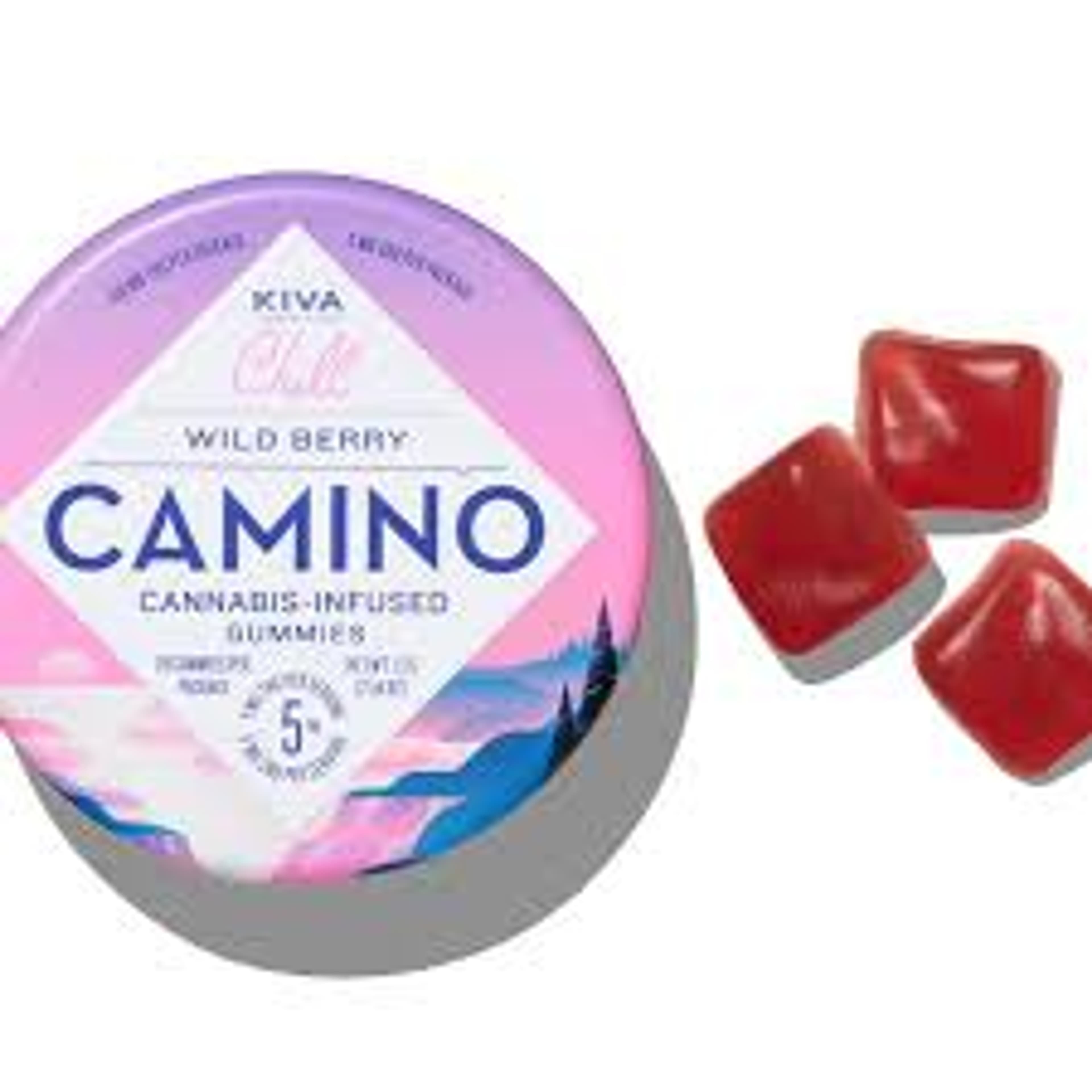 Camino - Wild Berry 100mg - GUMMY - Kiva - - $19 - Edibles