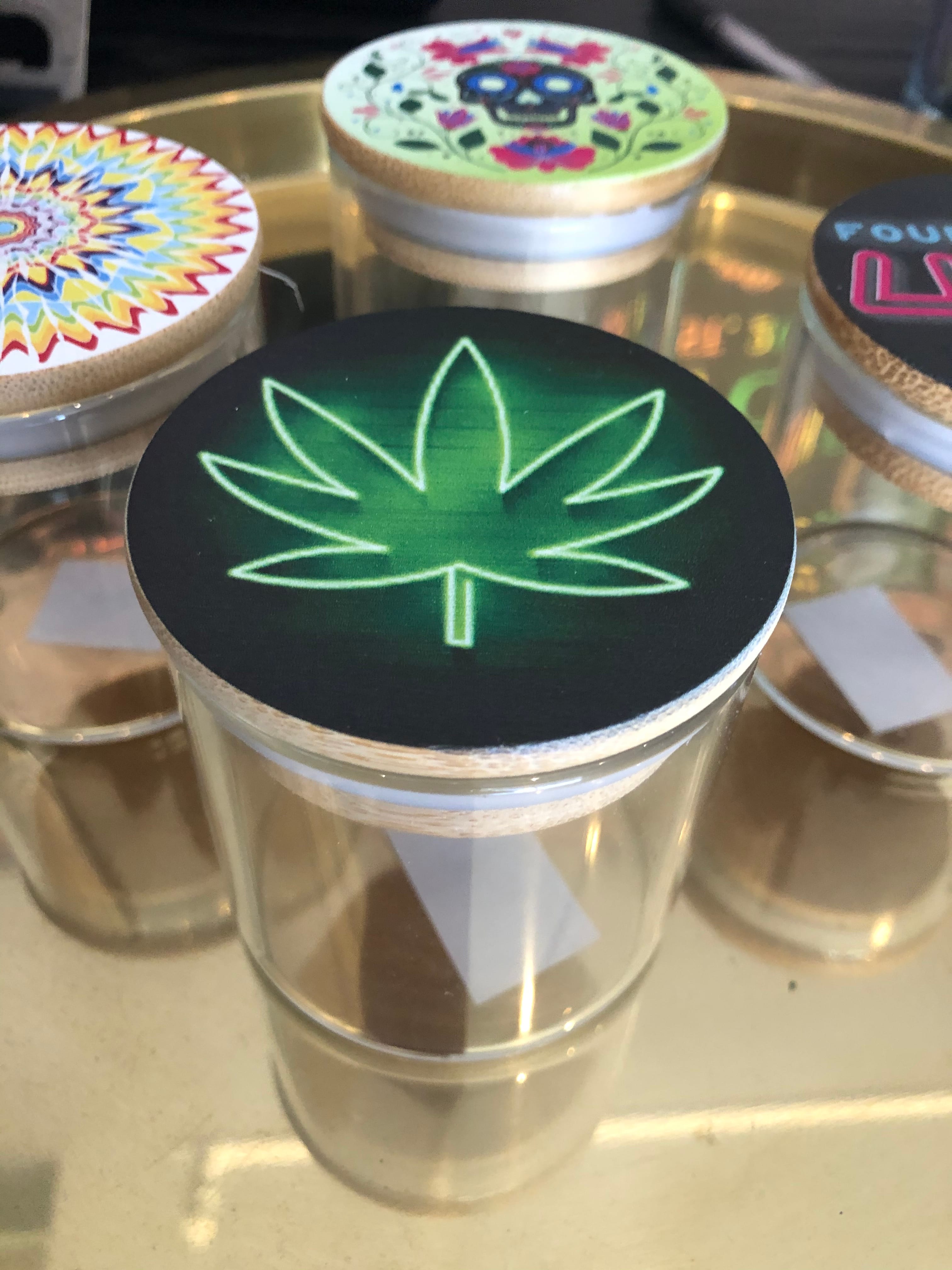 Blink Air Tight Glass Jars with Bamboo Lid (holds 7g) -  - $8 - Accessories