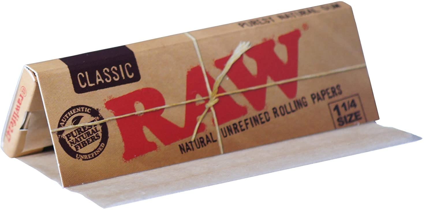 Raw Classic Rolling Papers (11/4") - Raw -  - $2.25 - Accessories