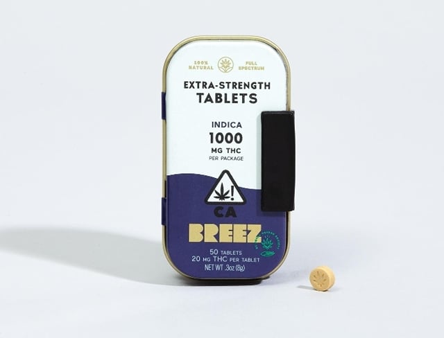 Extra-Strength Tablet Tins (Indica, 1000 MG THC)